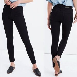 Madewell 10" High-Rise Skinny Jeans - carbondale wash, size 27